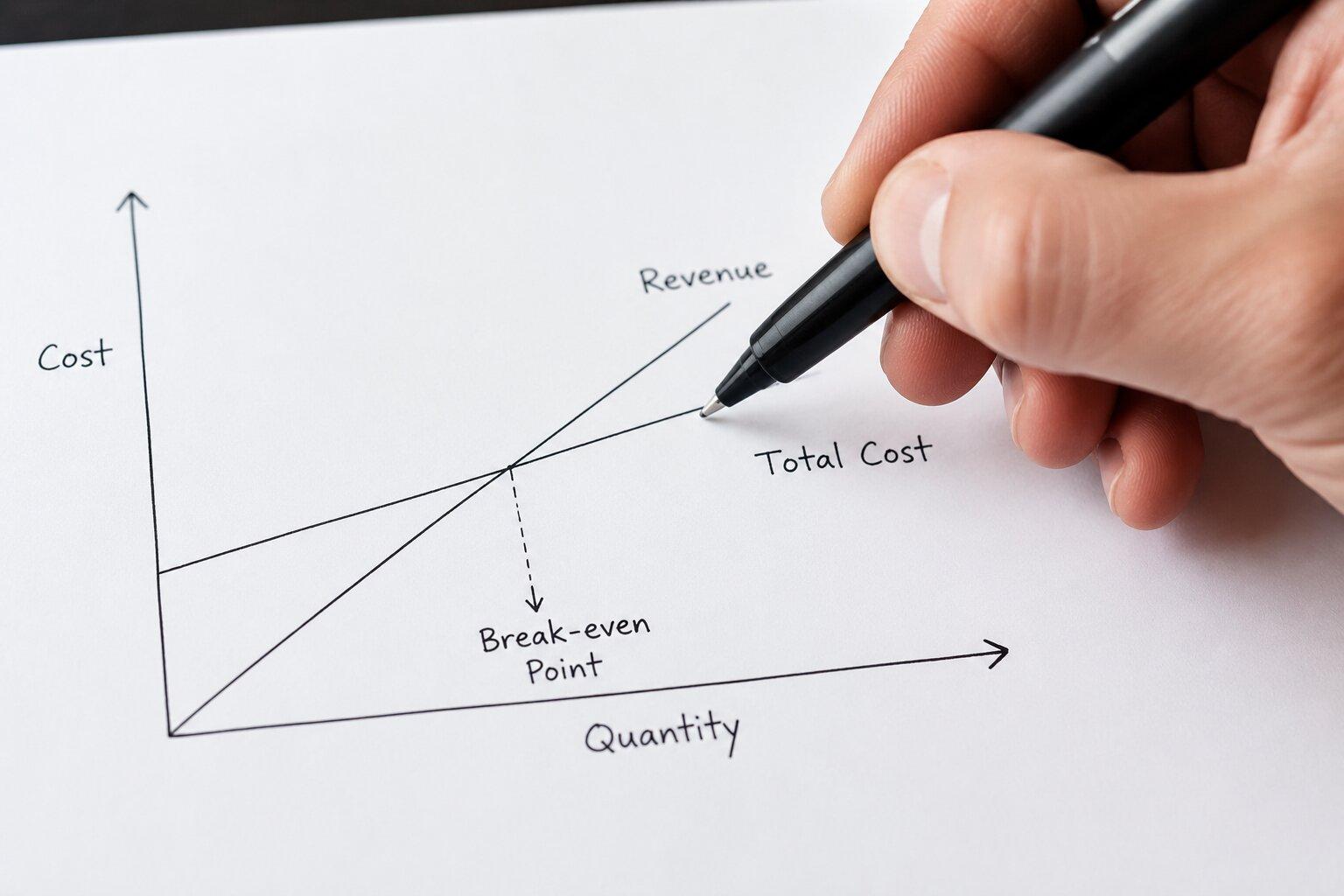 Grafico di crescita di fatturato e margini aziendali