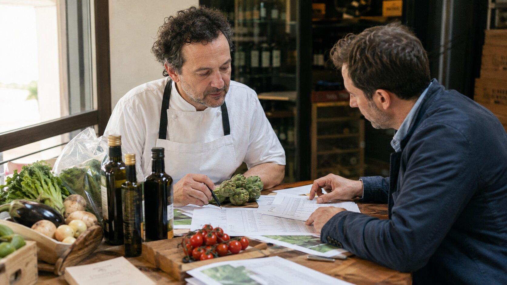 Materie prime e ingredienti freschi per il calcolo del food cost