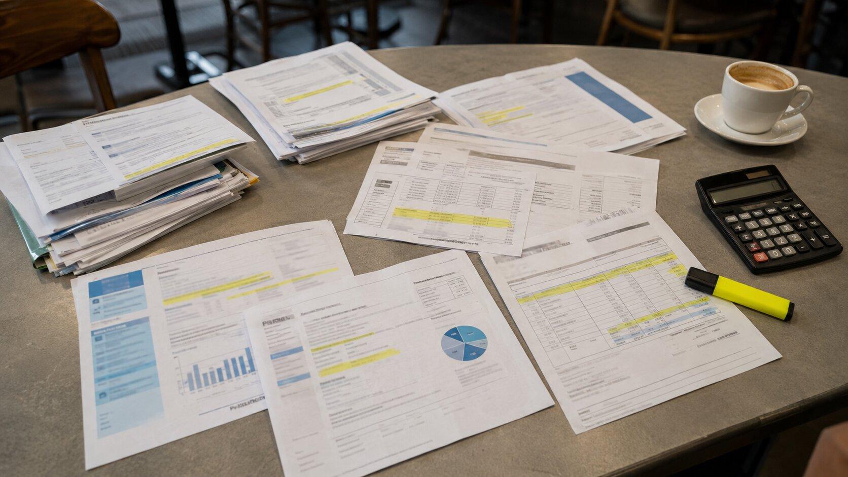 Documenti di gestione finanziaria e controllo dei costi d'impresa
